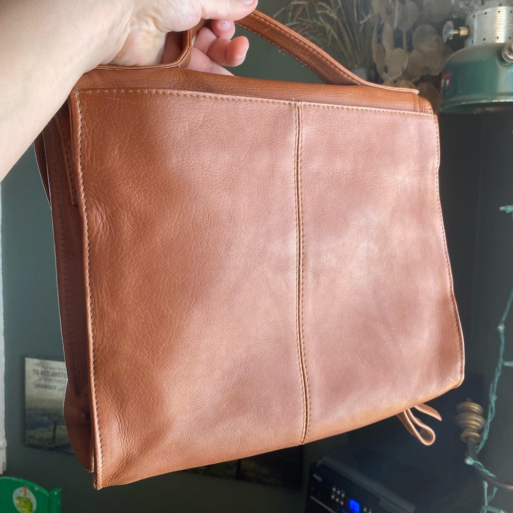 HOBO Brown Leather Shoulder Bag - Picture 6 of 14